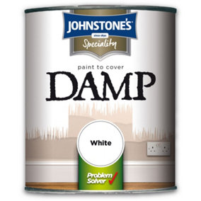 Johnstones Damp Proof White Paint 2.5L