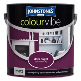 Johnstones Dark Angel Matt Colour Vibe Paint 2.5L