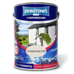 Johnstones Limestone Hill Smooth Masonry Paint 5L