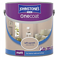 Johnstones Soft Warmth One Coat Matt Paint 2.5L