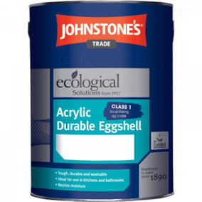 Johnstones Trade Acrylic Durable Eggshell Magnolia 5L