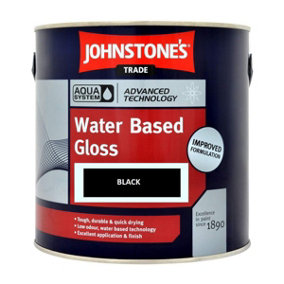 Johnstones Trade Aqua Gloss Black 2.5L
