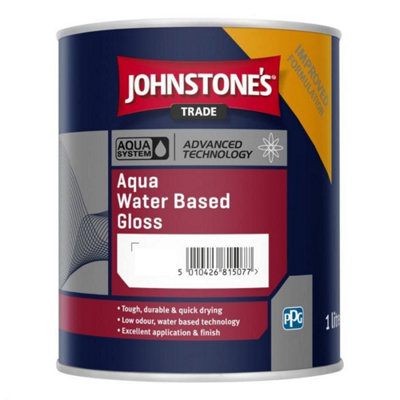 Johnstones Trade Aqua Gloss Black 5L