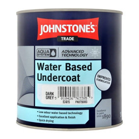 Johnstones Trade Aqua Undercoat Dark Grey 1L