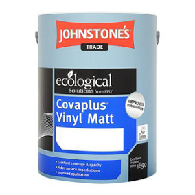 Johnstones Trade Covaplus Vinyl Matt Paint Brilliant White 2.5L