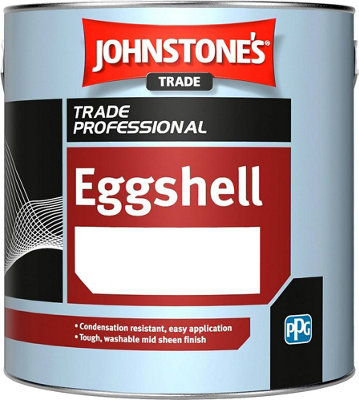 Johnstones Trade Eggshell Black 2.5L DIY at B&Q