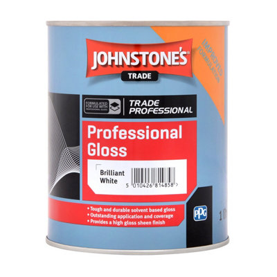 Johnstones Trade Professional Gloss Brilliant White 1L