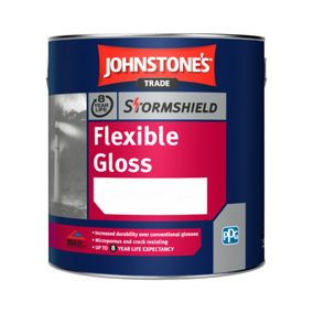 Johnstones Trade Stormshield Flexible Gloss Black 2.5L