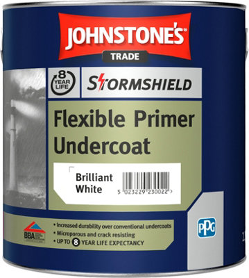 Johnstones Trade Stormshield Flexible Undercoat Brilliant White 2.5L