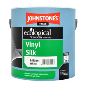Johnstones Trade Vinyl Silk Brilliant White 2.5L