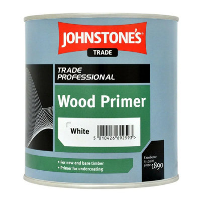 Johnstones Trade Wood Primer White 1L