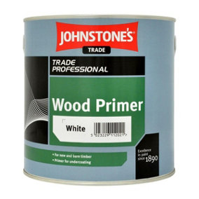 Johnstones Trade Wood Primer White 2.5L