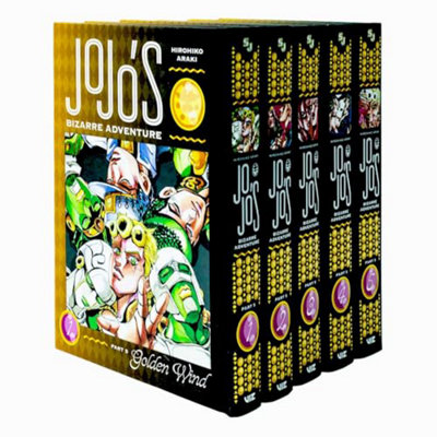 JoJo's Bizarre Adventure Part 5- Golden Wind Series 5 Books