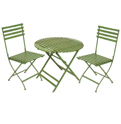 Jonart Wimbledon Tea For Two Bistro Metal Garden Furniture Set ...