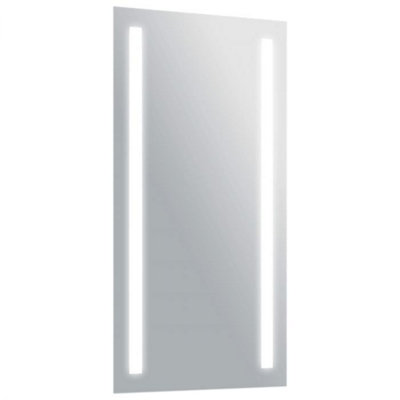 Jones Portrait LED Illuminated Bathroom Mirror with Demister, (H)800mm (W)425mm