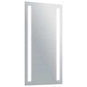 Jones Portrait LED Illuminated Bathroom Mirror with Demister, (H)800mm (W)425mm