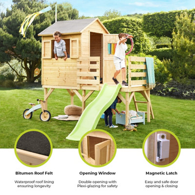 Josephine Playhouse with Slide 10 x 8 - 3