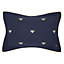 Joules Bee Embroidered Duvet Cover Set Single Navy