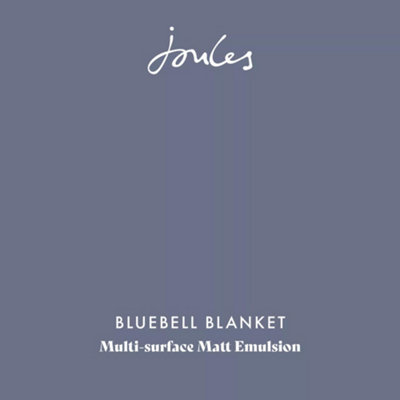 Joules Bluebell Blanket Peel & Stick Paint Sample