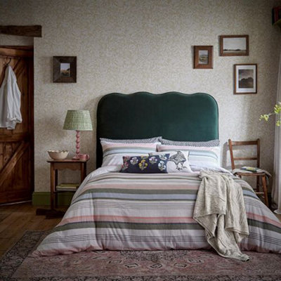 Joules Bohemian Stripe Duvet Cover Set Double Multi