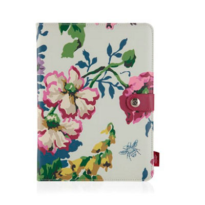 Joules Cambridge Floral Cream Universal Tablet Case 9/10 inches with ...