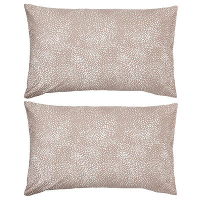 Joules Feathers Pillow Case Standard Pair Chalk DIY at B&Q