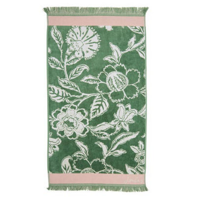 Joules Juliette Bath Sheet Green