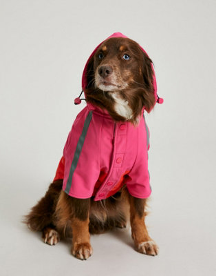 Joules Lydford Water-Resistant Dog Raincoat with Fleece Lining, Large Price Comparisons | Compare The Build