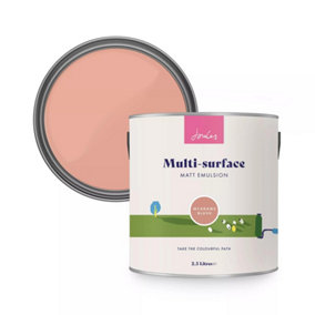 Joules Mc Adams Blush Mixed To Order Multi-Surface Matt Emulsion 2.5L