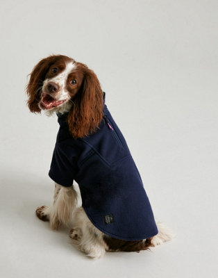 Joules Navy Dog Fleece with Zip Detail for Easy on and Off, Medium Price Comparisons | Compare The Build