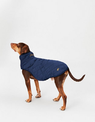 Joules Navy Quilted Dog Coat, Large Price Comparisons | Compare The Build