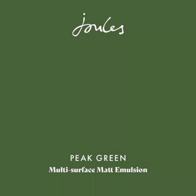 Joules Peak Green Peel & Stick Paint Sample