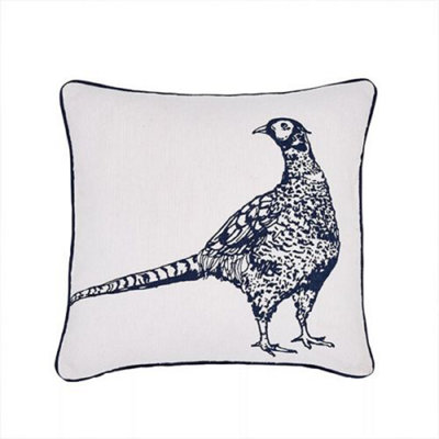 Joules Pheasant Cushion 45X45cm Navy