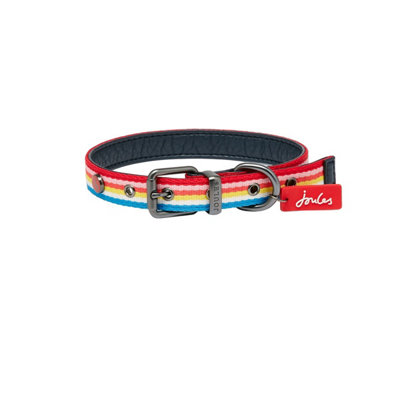Joules Rainbow Striped Dog Collar Multicoloured (S-41cm) Price Comparisons | Compare The Build