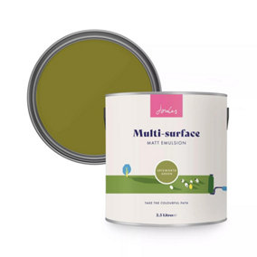 Joules Spixworth Green Multi-Surface Matt Emulsion 2.5L