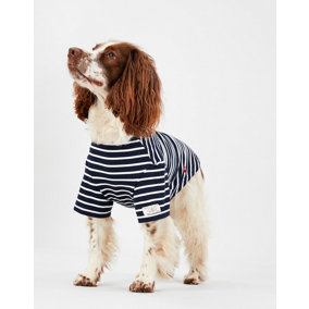 Joules Striped Harbour Top for Dogs, Lightweight , Large