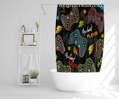 joystick game (Shower Curtain) / Default Title Price Comparisons | Compare The Build