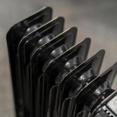 JSH Oil Filled Radiator 7 Fin, Oil Heater Portable Electric Free ...
