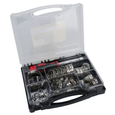 Jubilee Multiband Hose Clamp DIY Kit - ZP/W1, Galvanised Steel, 11mm Band, Various Sizes, Made In UK