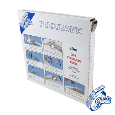 Jubilee Flexiband Stainless Steel 16mm Price Comparisons | Compare The Build