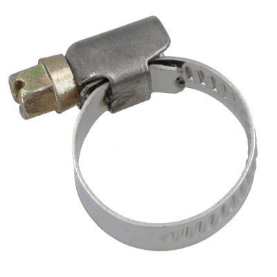 Jubilee Hose Pipe Clamps 12mm-22mm – 10 Pack, Stainless Steel, AB Tools AT855