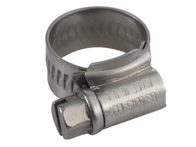 Jubilee M00SS MOO Stainless Steel Hose Clip 11 - 16 mm (1/2 - 5/8in) JUBMOOSS