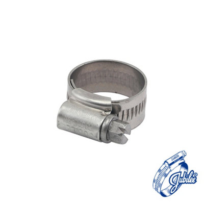 Jubilee Stainless Steel Hoseclip Size O 16mm - 22mm (5/8 - 7/8")