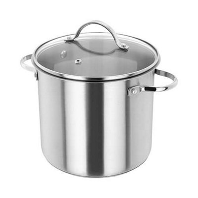 Judge 20cm Silver Stockpot, 5 Litre