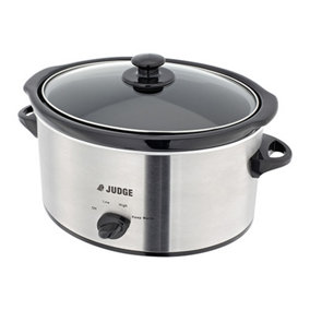 Judge 3.5 Litre Stainless Steel Slow Cooker
