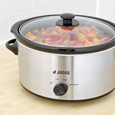 Judge 3.5 Litre Stainless Steel Slow Cooker