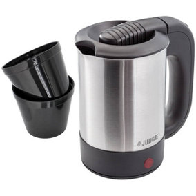 Judge Compact Travel Kettle & 2x Thermal Cups