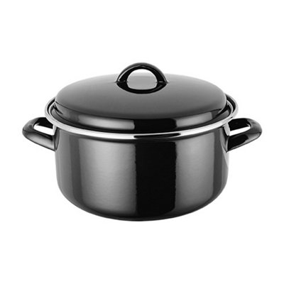 Judge Enamel Induction Black 22cm Casserole