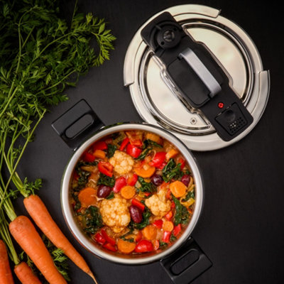 Judge Stainless Steel Flip Top Pressure Cooker 3 Litre - Silver