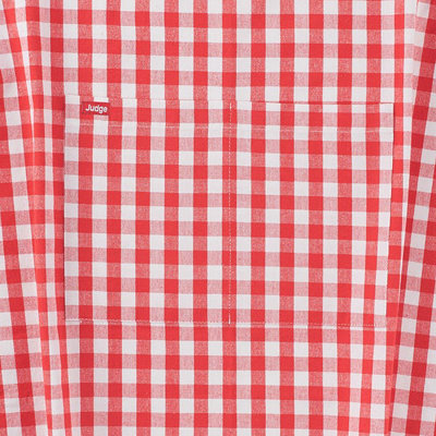 Judge Textiles Red Check Apron